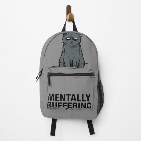 Item preview, Mentally Buffering Cat Oversized Graphic  designed and sold by ZyxDes.