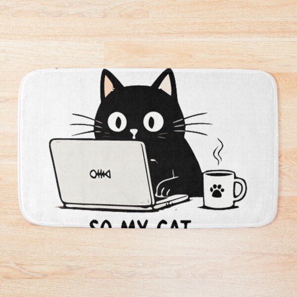 Item preview, I Work Hard So My Cat Can Live Better Funny Cat Lover Shirt designed and sold by FAFshop.