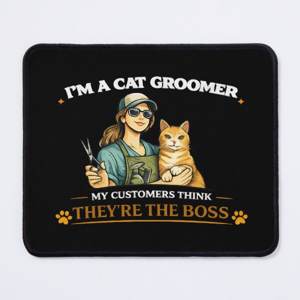 Item preview, Female Cat Groomer 01 designed and sold by Elisabeth Lucas.