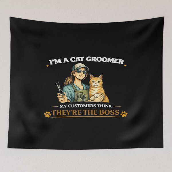Item preview, Female Cat Groomer 01 designed and sold by Elisabeth Lucas.