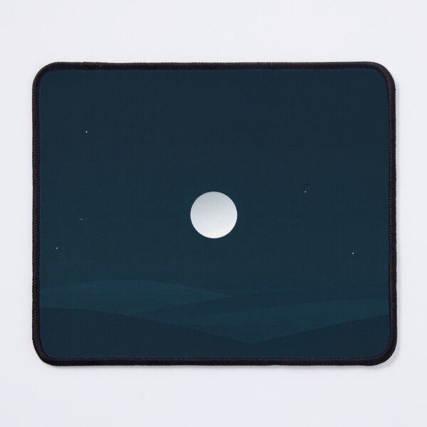 Item preview, Moonlit Serenity | Minimalist Night Landscape designed and sold by EllDAV777.