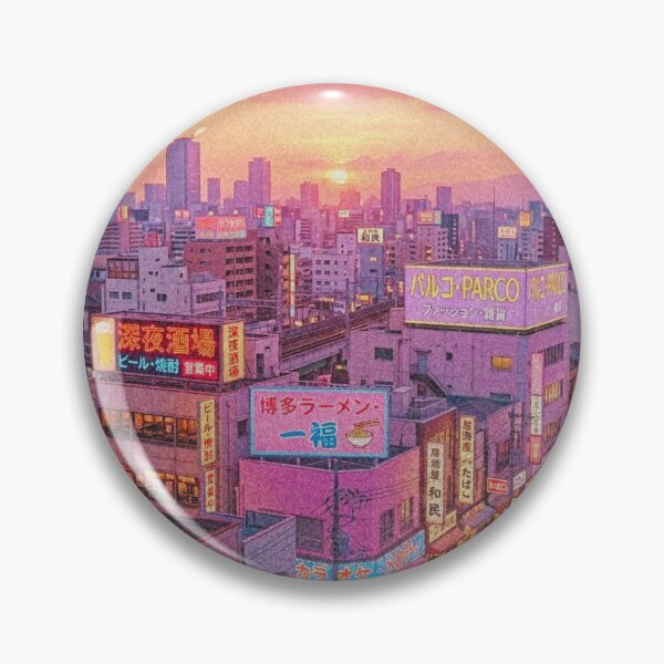 Item preview,  City Pop Retro Neon Sunset Anime Aesthetic designed and sold by Cherry Emporium.