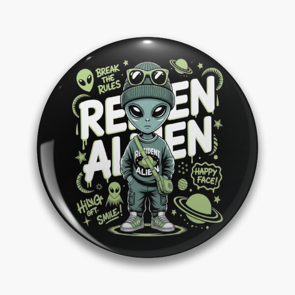 Item preview, RESIDENT ALIEN designed and sold by ALL ART .