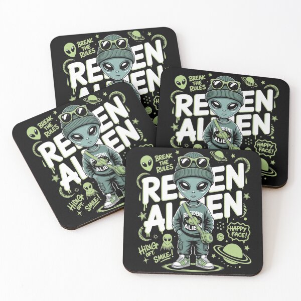 Item preview, RESIDENT ALIEN designed and sold by ALL ART .