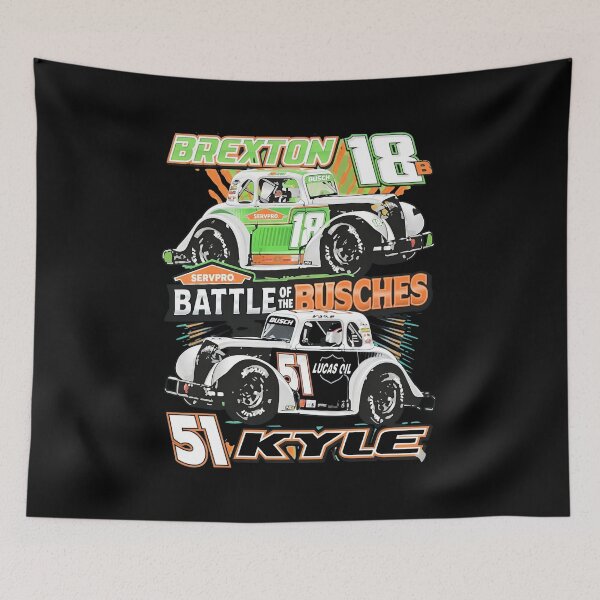 Item preview, Kyles Buschs Battle Of The Busches Black 2 Spot designed and sold by tuanhdao.