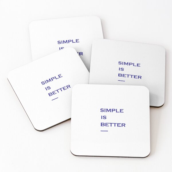 Item preview, Simple Is Better designed and sold by Aether-Pixels.