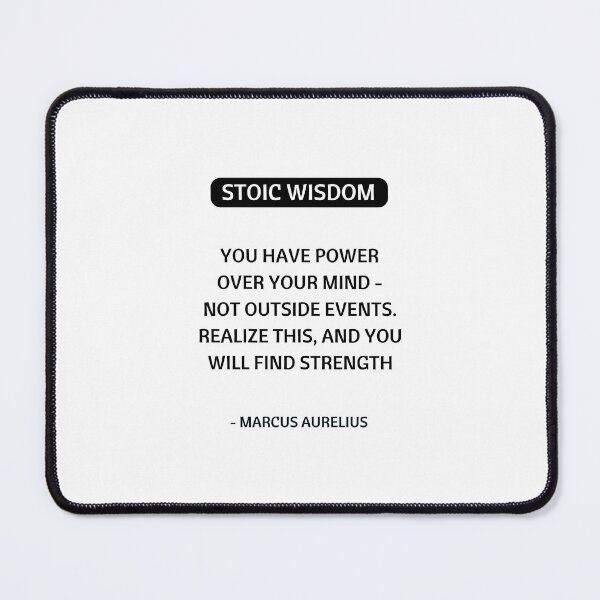 Item preview, Stoic Philosophy Quotes - You have power over your mind - Marcus Aurelius designed and sold by Inspirationmotivation.