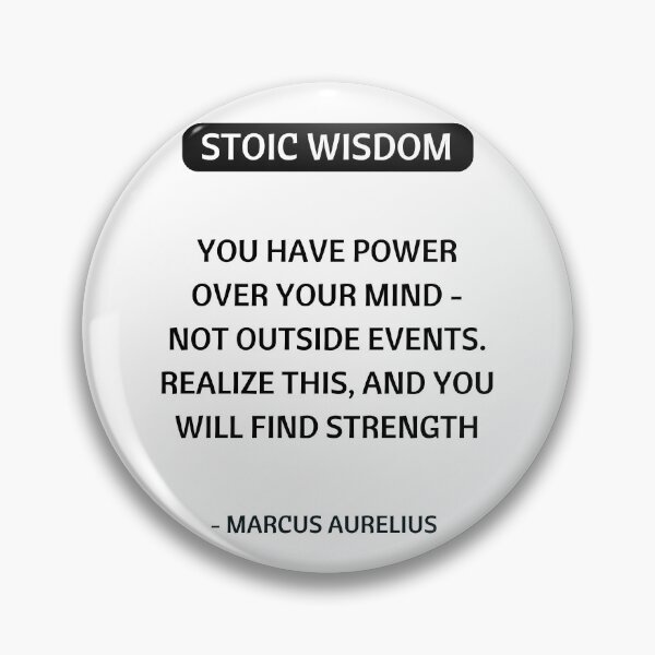 Item preview, Stoic Philosophy Quotes - You have power over your mind - Marcus Aurelius designed and sold by Inspirationmotivation.