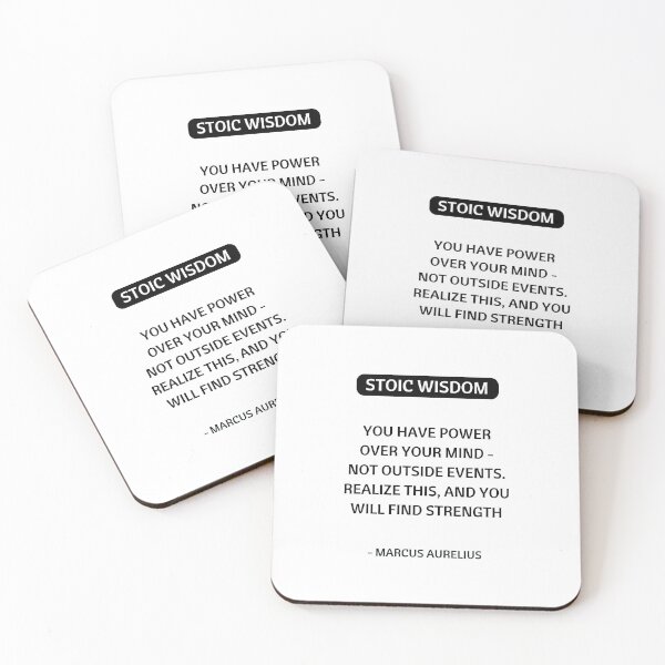 Item preview, Stoic Philosophy Quotes - You have power over your mind - Marcus Aurelius designed and sold by Inspirationmotivation.