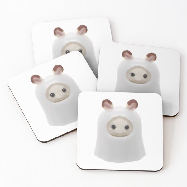 Item preview, boo ghost sylvanian families calico critters bunny designed and sold by teethfairy.