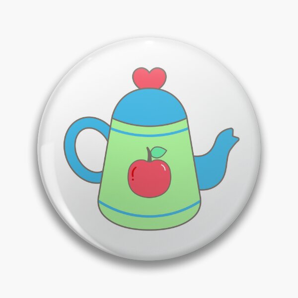 Item preview, Cute Teapot with Apple Pattern Cartoon for Kids Camping Picnic designed and sold by nuchz.