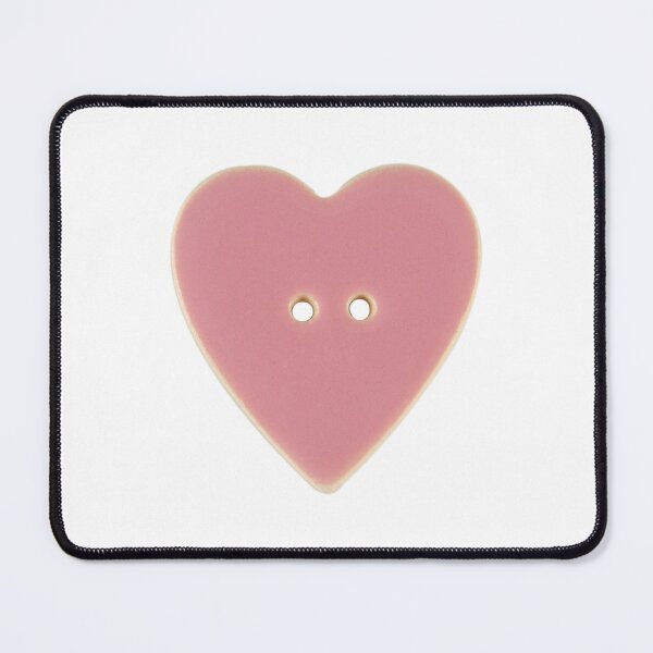 Item preview, pink heart button designed and sold by teethfairy.