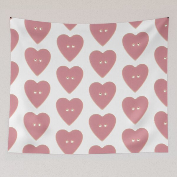 Item preview, pink heart button designed and sold by teethfairy.