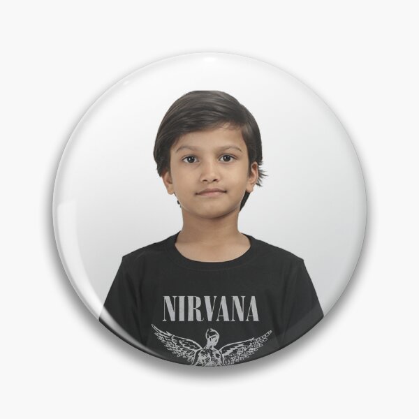 Item preview, Kid Wearing Nirvana Shirt designed and sold by worcky.