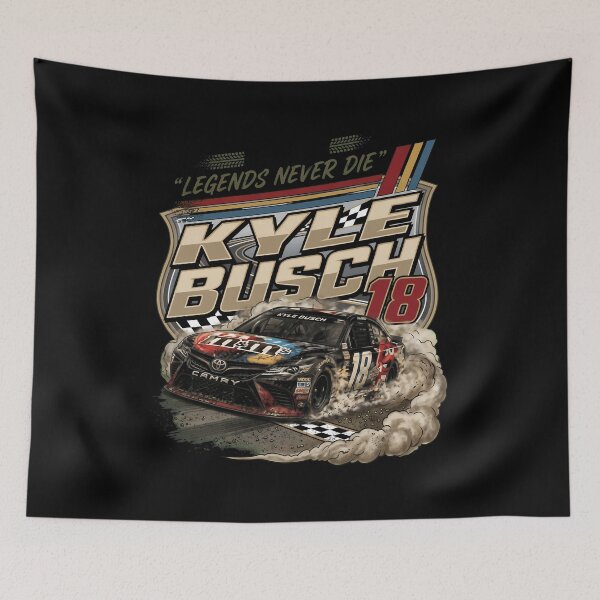 Item preview, Kyle Busch 18 Legend Never Die Racing Car designed and sold by tuanhdao.