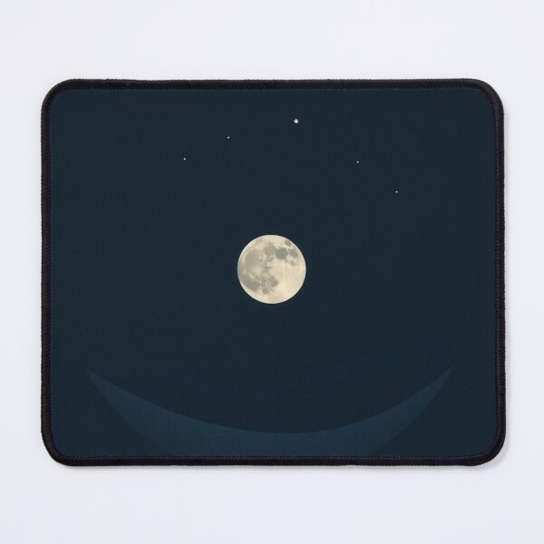 Item preview, Serene Full Moon Over Midnight Hills designed and sold by EllDAV777.