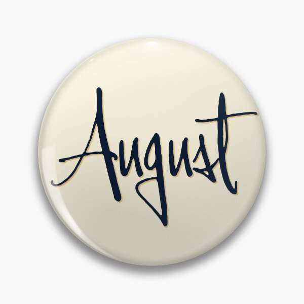Item preview, AUGUST personalized type design designed and sold by CharlottePlaceArt.