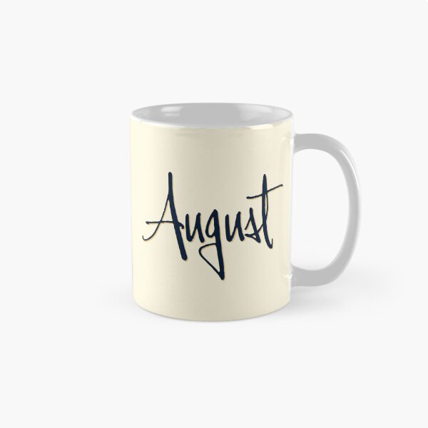 Item preview, AUGUST personalized type design designed and sold by CharlottePlaceArt.