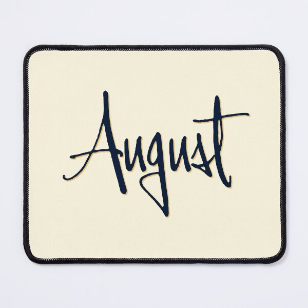 Item preview, AUGUST personalized type design designed and sold by CharlottePlaceArt.