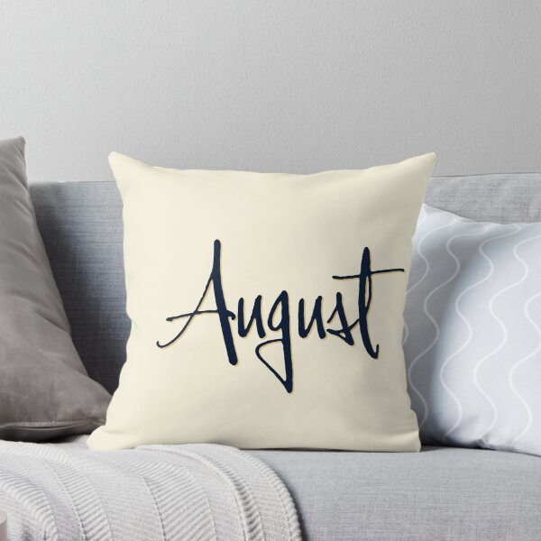 Item preview, AUGUST personalized type design designed and sold by CharlottePlaceArt.