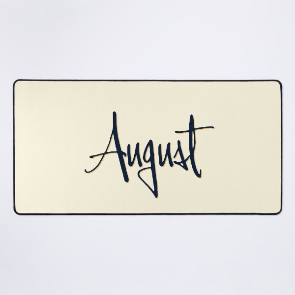 Item preview, AUGUST personalized type design designed and sold by CharlottePlaceArt.