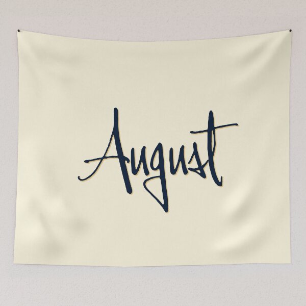 Item preview, AUGUST personalized type design designed and sold by CharlottePlaceArt.