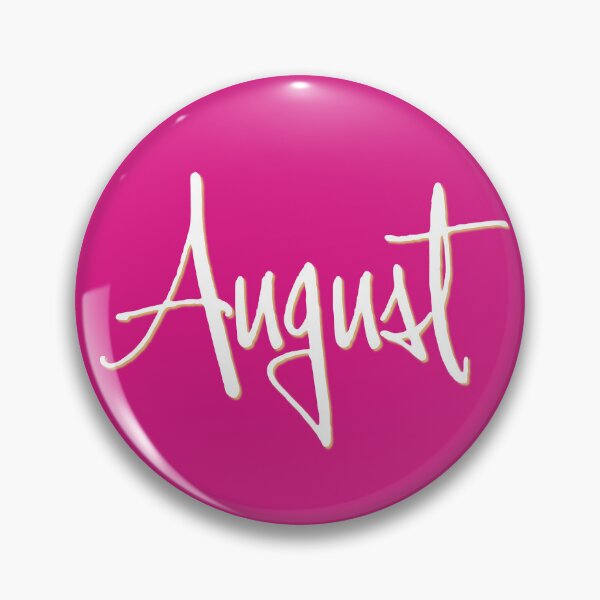 Item preview, AUGUST personalized type design designed and sold by CharlottePlaceArt.