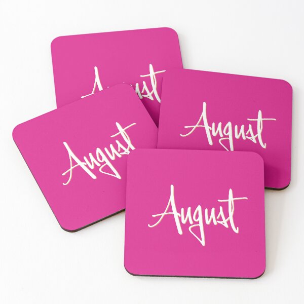 Item preview, AUGUST personalized type design designed and sold by CharlottePlaceArt.
