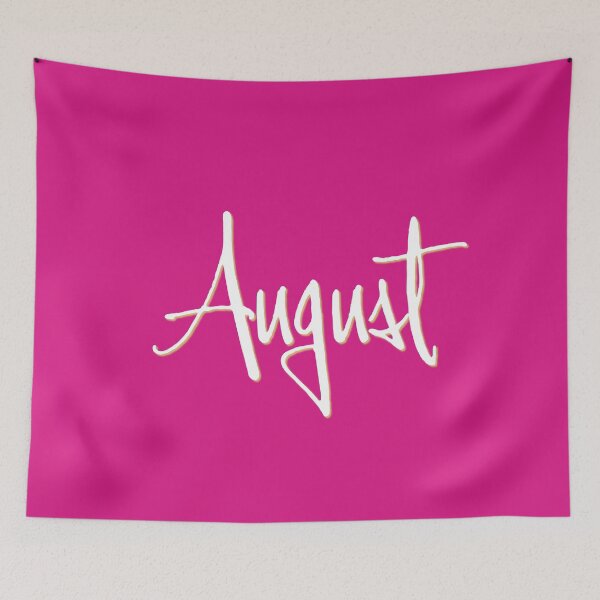 Item preview, AUGUST personalized type design designed and sold by CharlottePlaceArt.