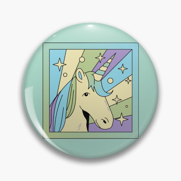 Item preview, Retro Pop Art Unicorn & Starbursts - 80s Pastel Aesthetic designed and sold by Yasmine Mohammed.
