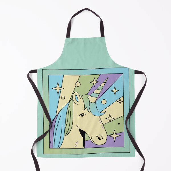 Item preview, Retro Pop Art Unicorn & Starbursts - 80s Pastel Aesthetic designed and sold by Yasmine Mohammed.