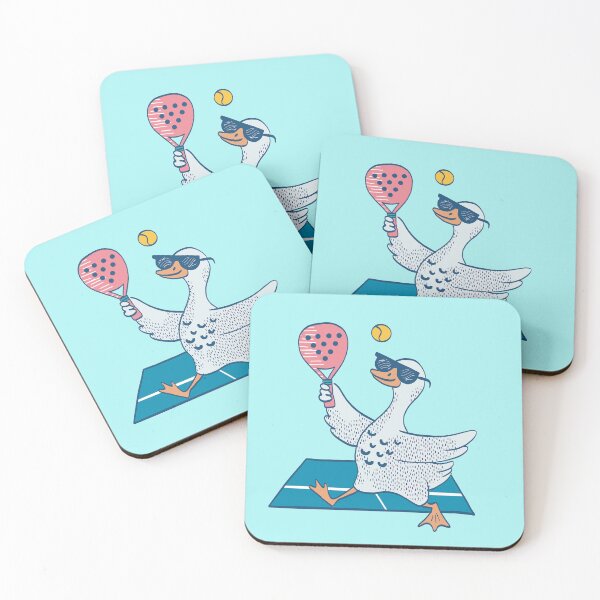 Item preview, Duck Playing Padel designed and sold by IvysCreativityHouse.