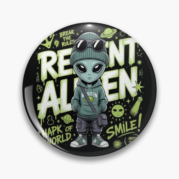 Item preview, RESIDENT ALIEN designed and sold by ALL ART .