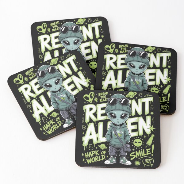 Item preview, RESIDENT ALIEN designed and sold by ALL ART .