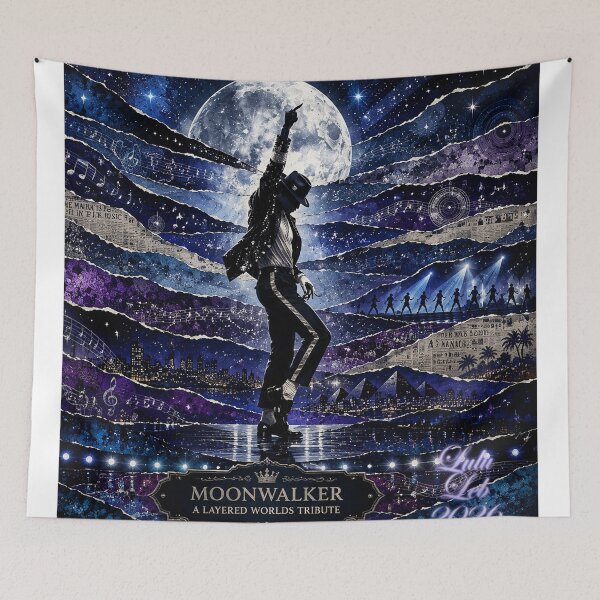 Item preview, Michael Jackson: Moonwalker – A Celestial Tribute designed and sold by LuluLeb.