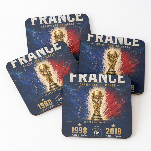 Item preview, France World Champions 1998 2018 designed and sold by FootProbability.