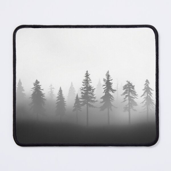 Item preview, Misty Foggy Pine Forest Silhouette designed and sold by EllDAV777.