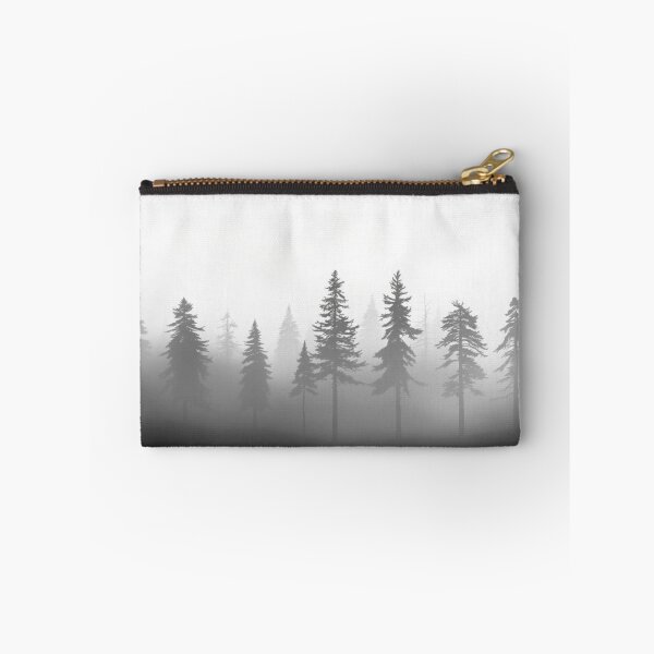 Item preview, Misty Foggy Pine Forest Silhouette designed and sold by EllDAV777.