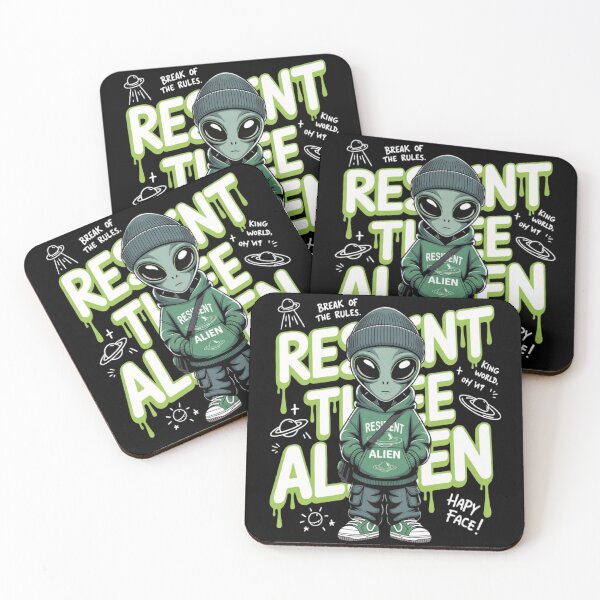 Item preview, RESIDENT ALIEN designed and sold by ALL ART .