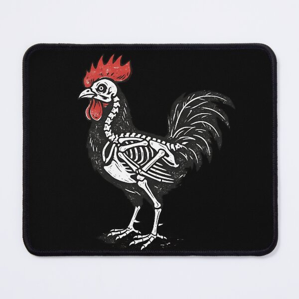 Item preview, Retro Skeleton Rooster designed and sold by Funny Vintage Stickers And T-Shirts.