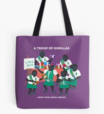 A Troop of Gorillas Tote Bag