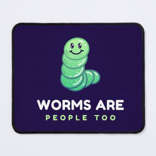Item preview, Worms Are People Too designed and sold by WildCowZone.