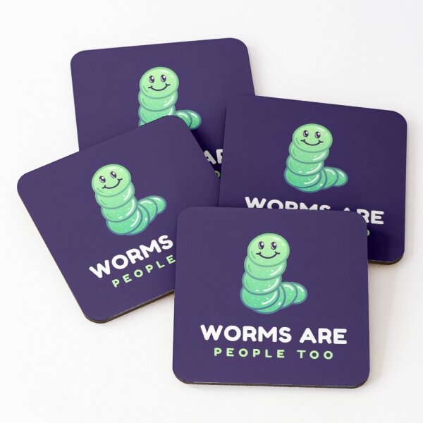 Item preview, Worms Are People Too designed and sold by WildCowZone.