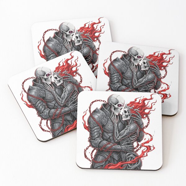 Item preview, Eternal Soulbond: Skeletal Knights in Crimson Flame designed and sold by SupernovaNote.