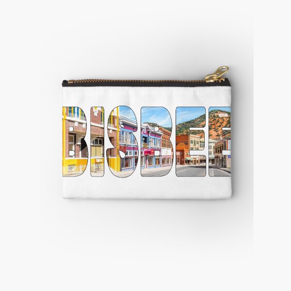 Item preview, BISBEE - Arizona Famous Strip of Motels and Shops with Red Mountains designed and sold by Adam Gormley.