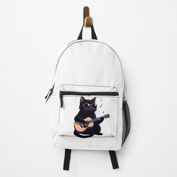 Item preview, "Cool Cat Playing Guitar - Sunglasses Musician Kitty" designed and sold by NatureHarmony16.