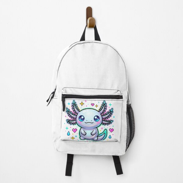 Item preview, Cute Kawaii Axolotl Pastel Sparkle Chibi Illustration designed and sold by Sovira Studio .
