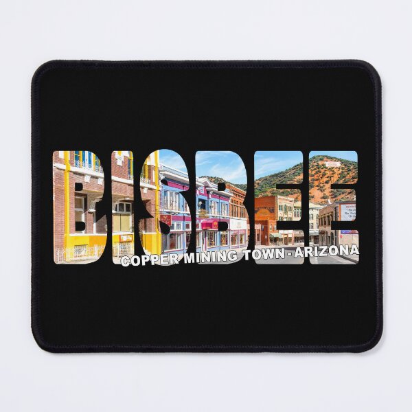 Item preview, BISBEE Copper Mining Town Arizona - Famous Motels and Shops Sinny Day designed and sold by Adam Gormley.