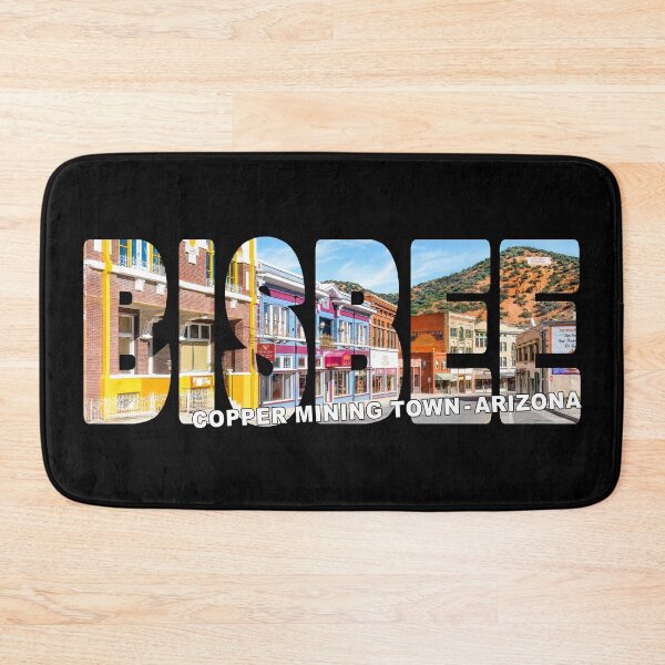 Item preview, BISBEE Copper Mining Town Arizona - Famous Motels and Shops Sinny Day designed and sold by Adam Gormley.