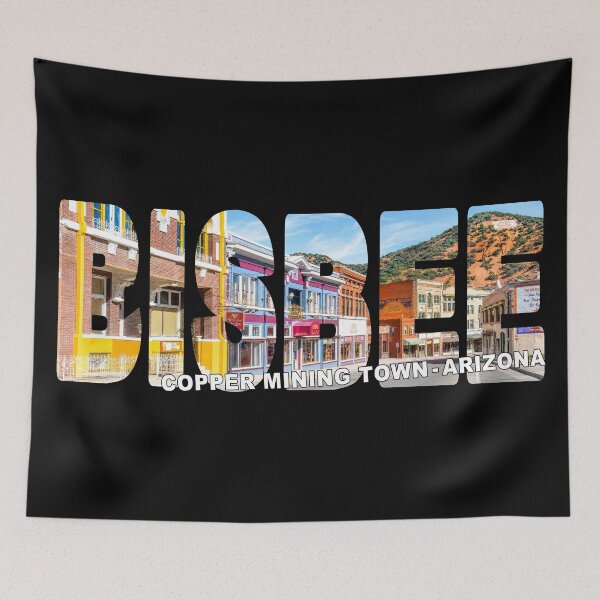 Item preview, BISBEE Copper Mining Town Arizona - Famous Motels and Shops Sinny Day designed and sold by Adam Gormley.